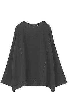 TOMORROWLAND - LIGHT DOUBLE GEORGETTE CREW NECK BLOUSE / ライト ...