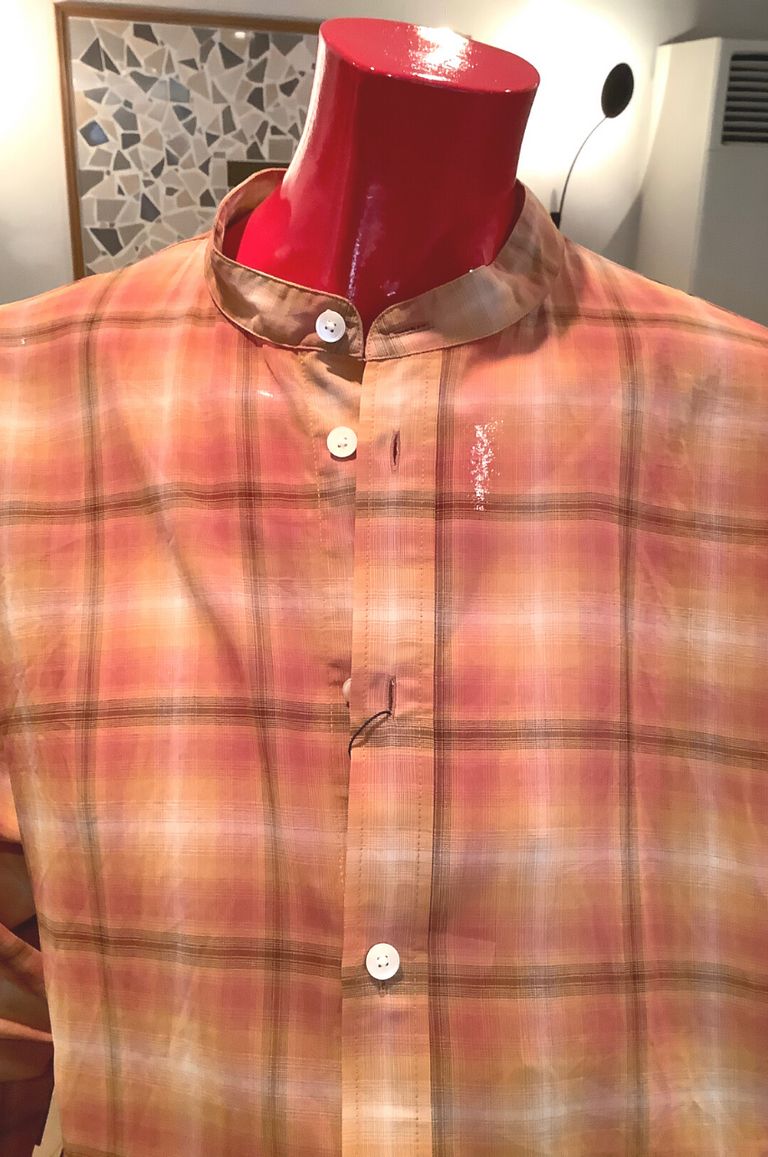 TOMORROWLAND - COTTON OMBRE CHECK OVERSHIRT / コットンオンブレー