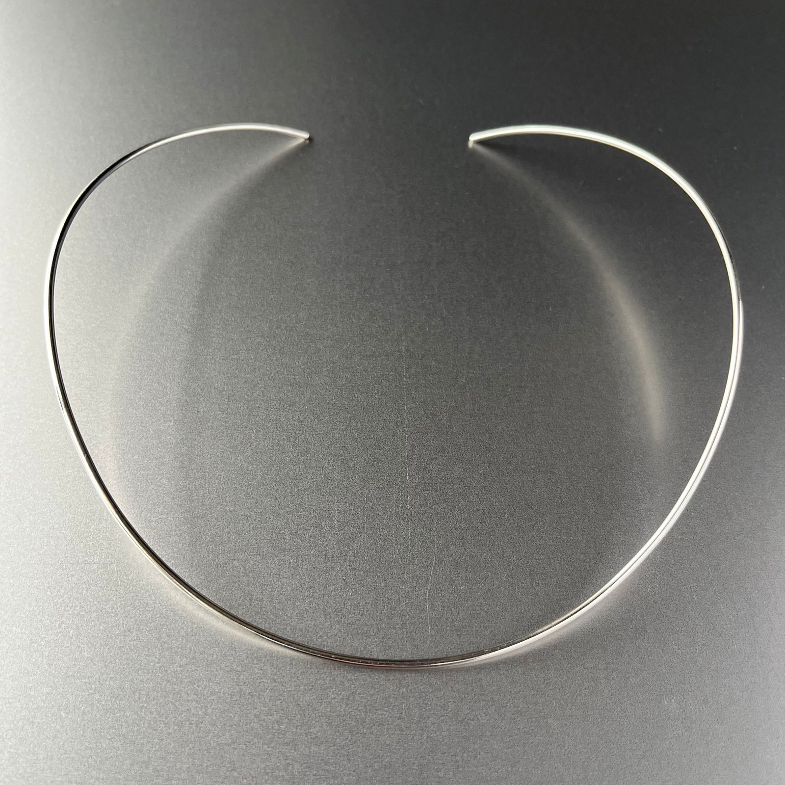 【ASSET SILVER】チョーカー・U字 / シルバー925 / 直径約13cm / 線径約1.5mm