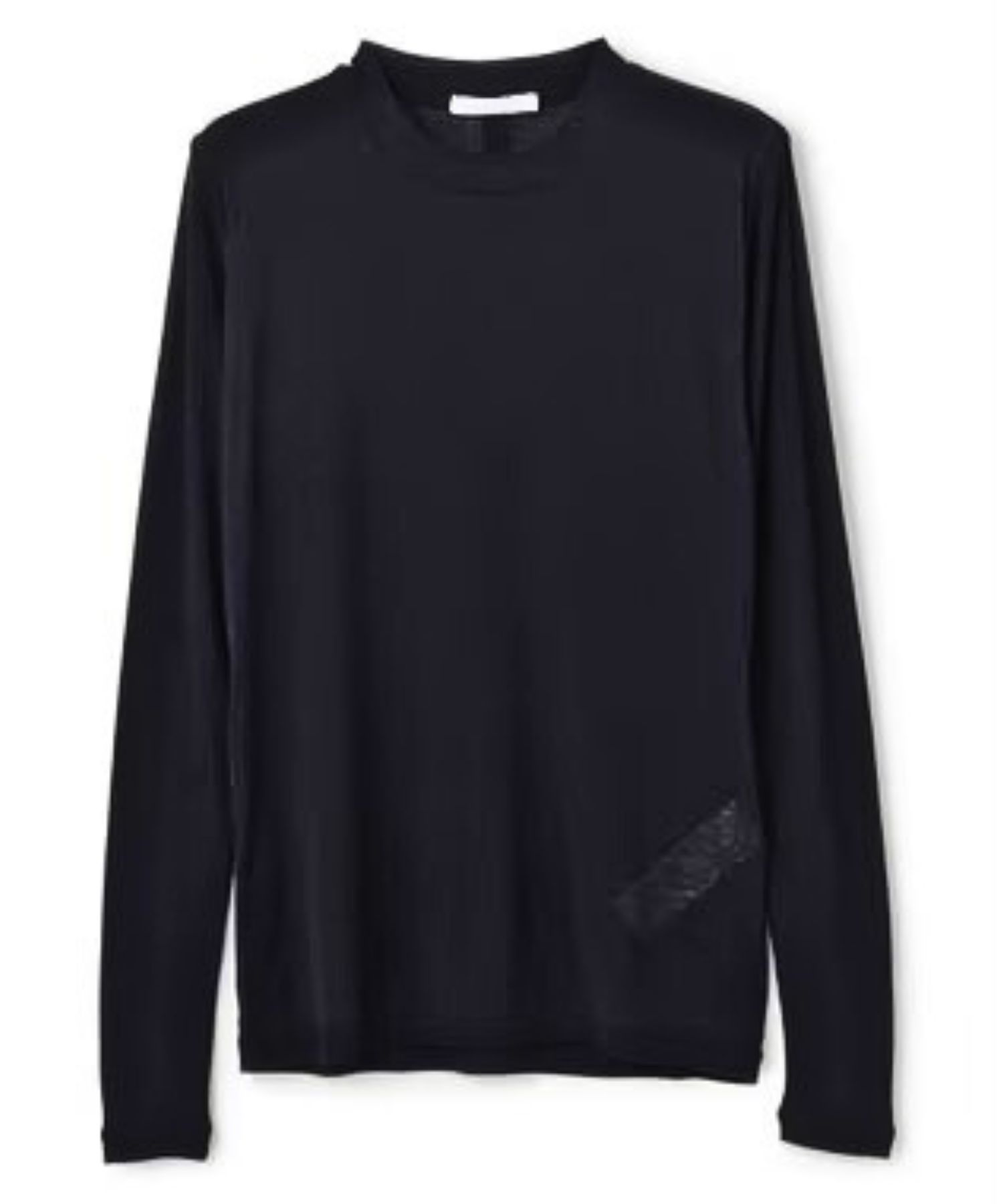 SORE / コットンシアークルーネックカットソー (Navy) コットン / ハイゲージに編み / 透け感有り / 手洗可 / KKCWGW0603