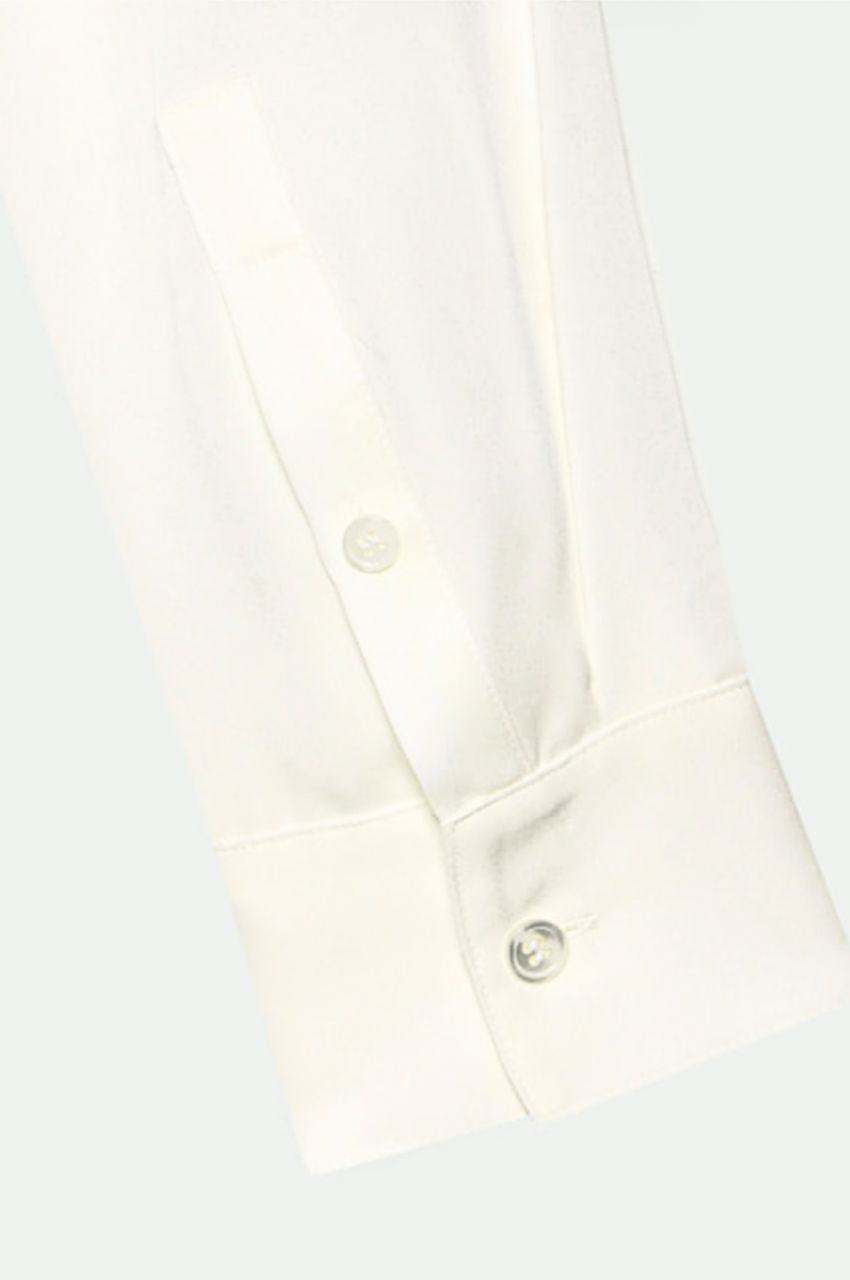 Theory - Modern Georgette Open Nk Tie Blouse (ブラック