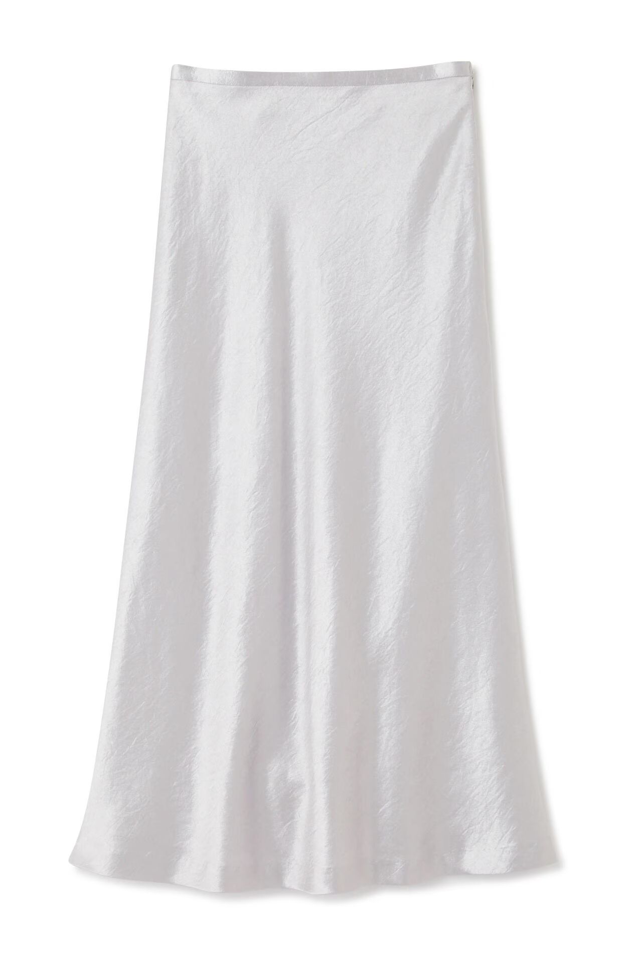 [URBAN PRECIOUS] サテンマーメイドスカート (シルバー) / ポリエステル 100% / ストレッチ / 0315120115