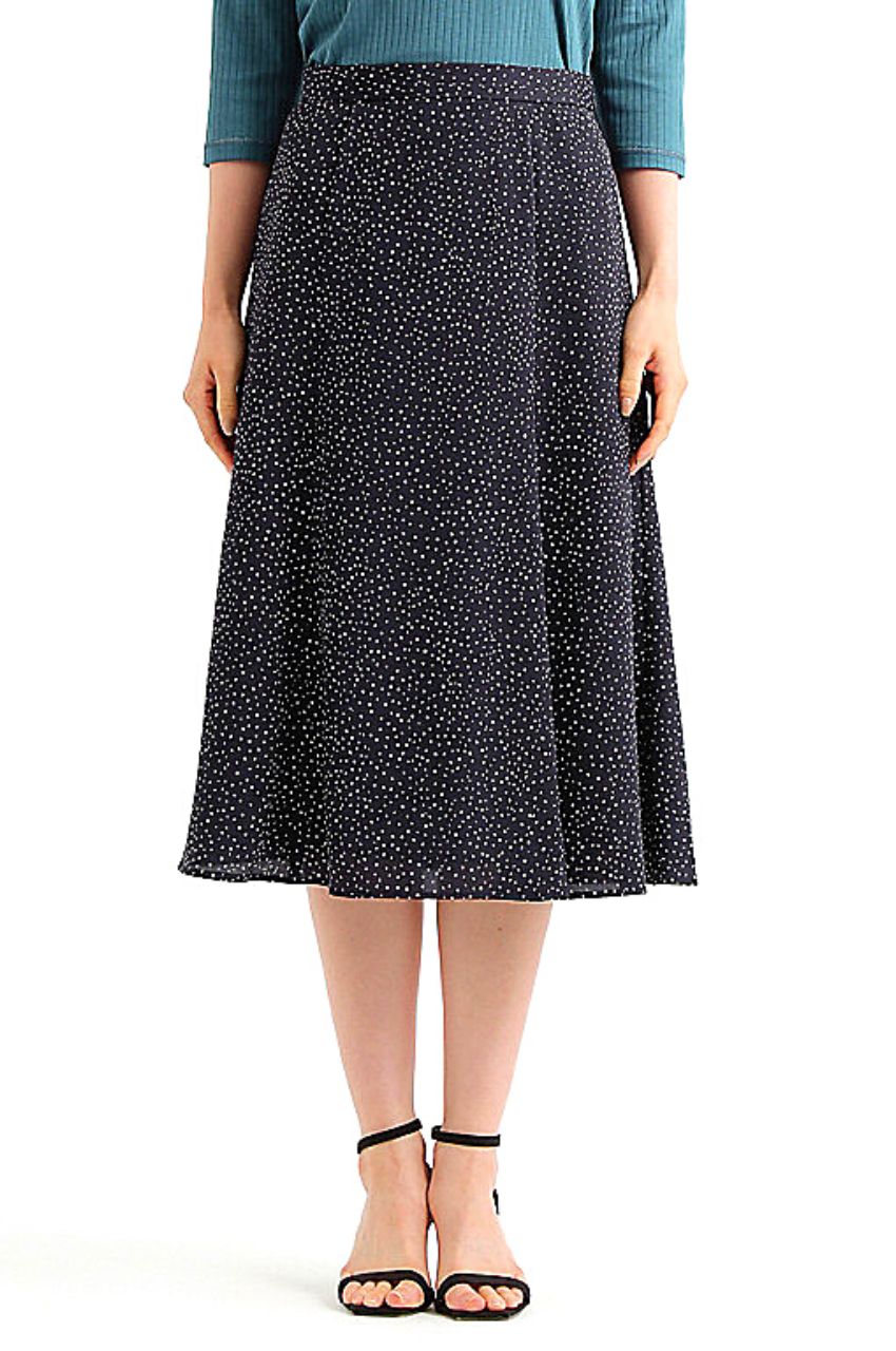 SQUARE  RANDOM PRINT SKIRT / スクエアランダムプリントスカート