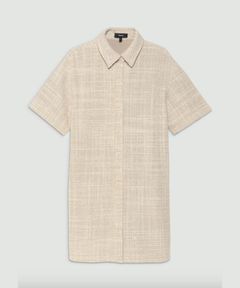 Texture Tweed Short Sleeve Mini Dress (319 トープマルチ) / 綿・ポリエステル / 01-5105217