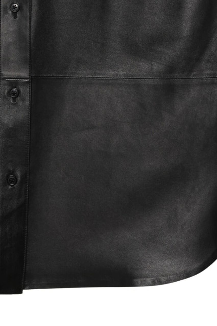 Paper Nappa Light Straight Shirt L2 (ブラック) 羊革 / 軽量 / 柔らかい / 01-5160800