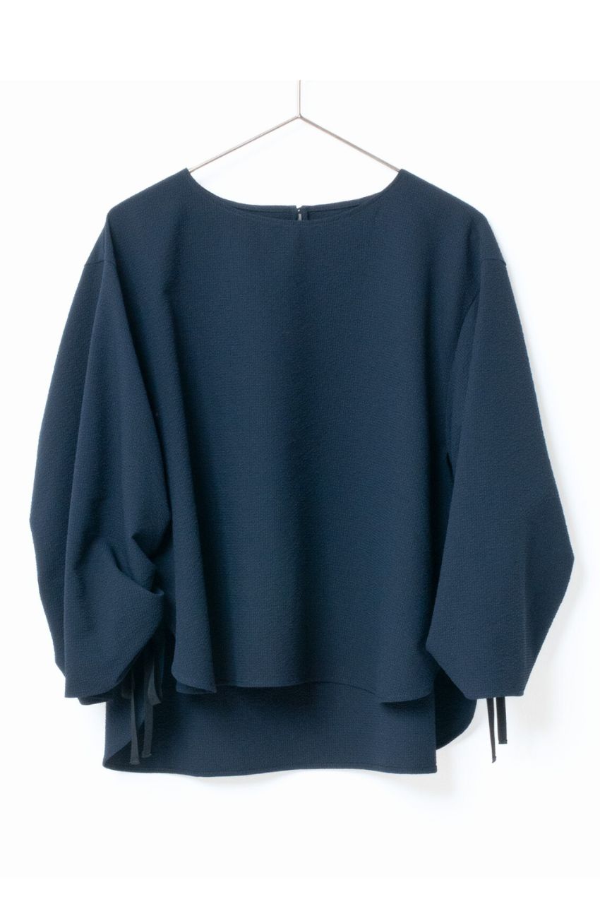 Gather sleeve blouse (ネイビーブルー) / ポリエステル /  吸水速乾  / セットアップ / FS242-52014