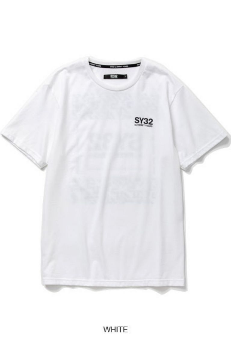 SY32 by SWEET YEARS - NEW LOGO BACKPRINT TEE / バック