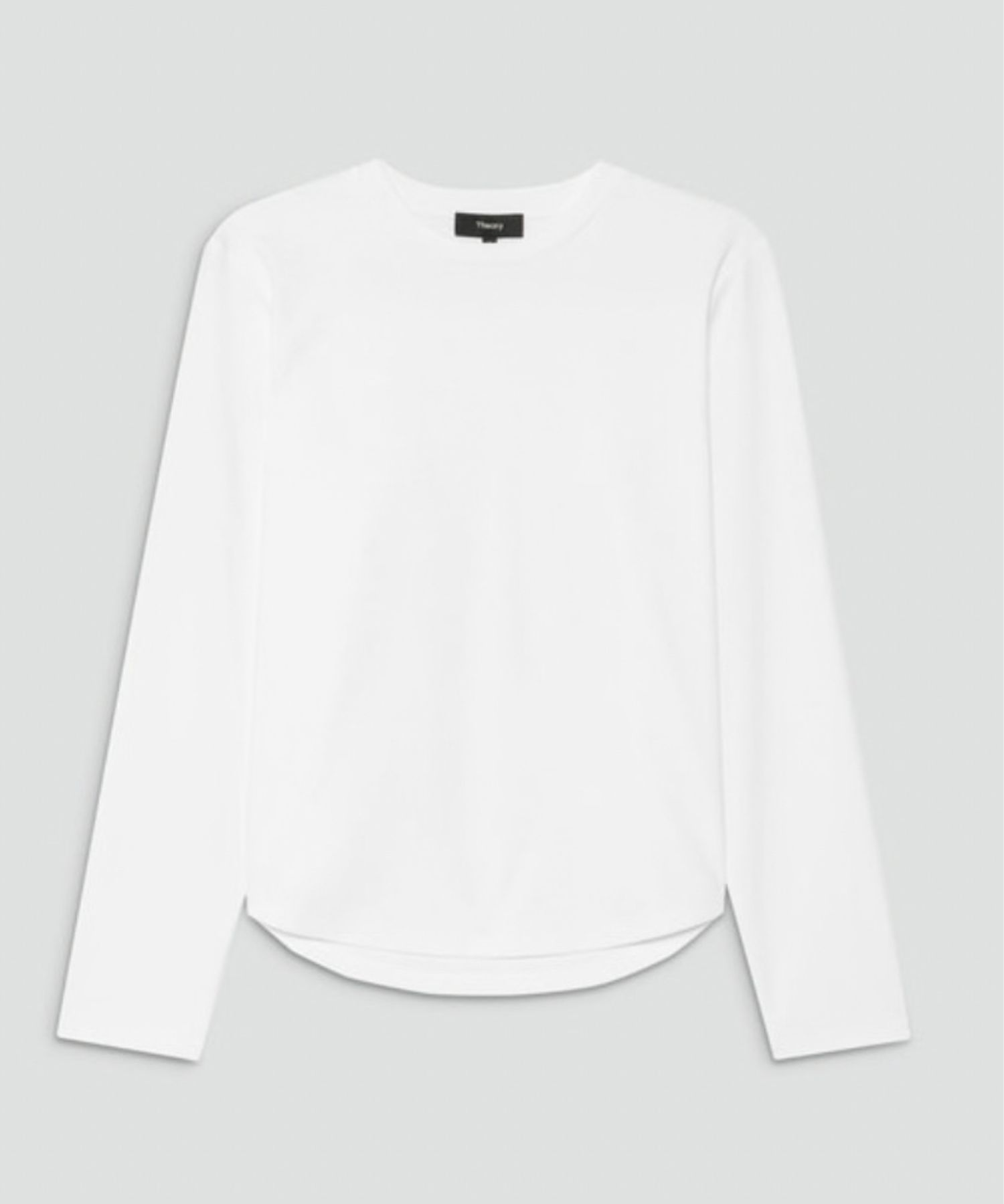 コットンシャツテールTシャツ( ホワイト ) コットン / ラウンドシャツテイル / 伸縮性有り / 手洗可 /01-6301003