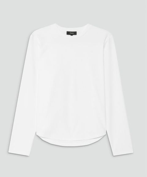 コットンシャツテールTシャツ( ホワイト ) コットン / ラウンドシャツテイル / 伸縮性有り / 手洗可 /01-6301003