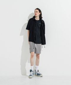 TYLER NYLON SHORTS (グレー ) ポリエステル /  ベルトループ/  スラッシュポケット / 360°ストレッチ / RC36-HP-002