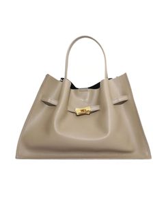 TRERO（トレロ）/（L/TAUTP/BLACK）/ イタリアンWフェイスレザートートバッグ  Lサイズ(ブラック/グレー）牛床革（Italian leather）/ 日本製 / V-1497