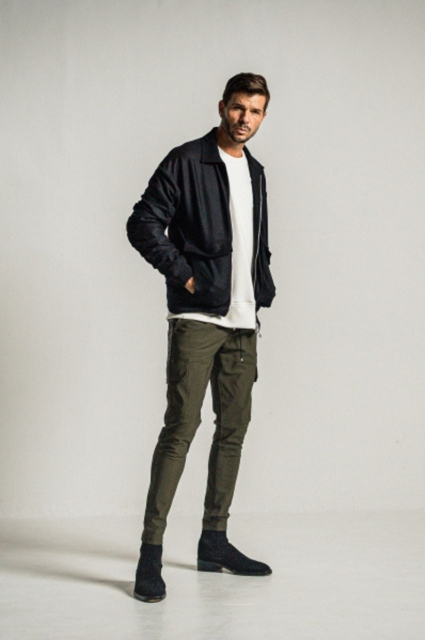 Darrell HEAT cargo PT (KHAKI) レーヨン / ストレッチ / 裏起毛 / ウォッシャブル / RC34-ST-010H
