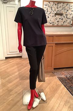 Clinton Knit 2 Boatnk Easy Tee / コットンボートネックTシャツ