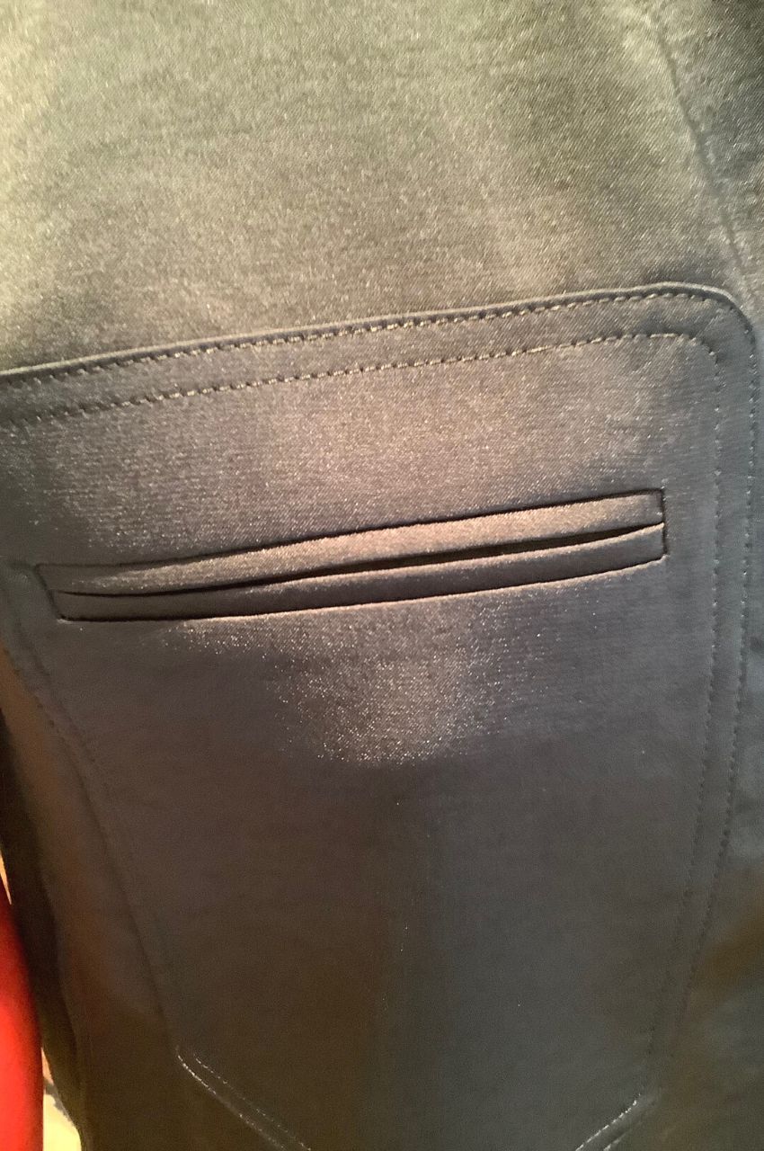 Crushed Satin PKT Popover N / クラッシュドサテンブラウス