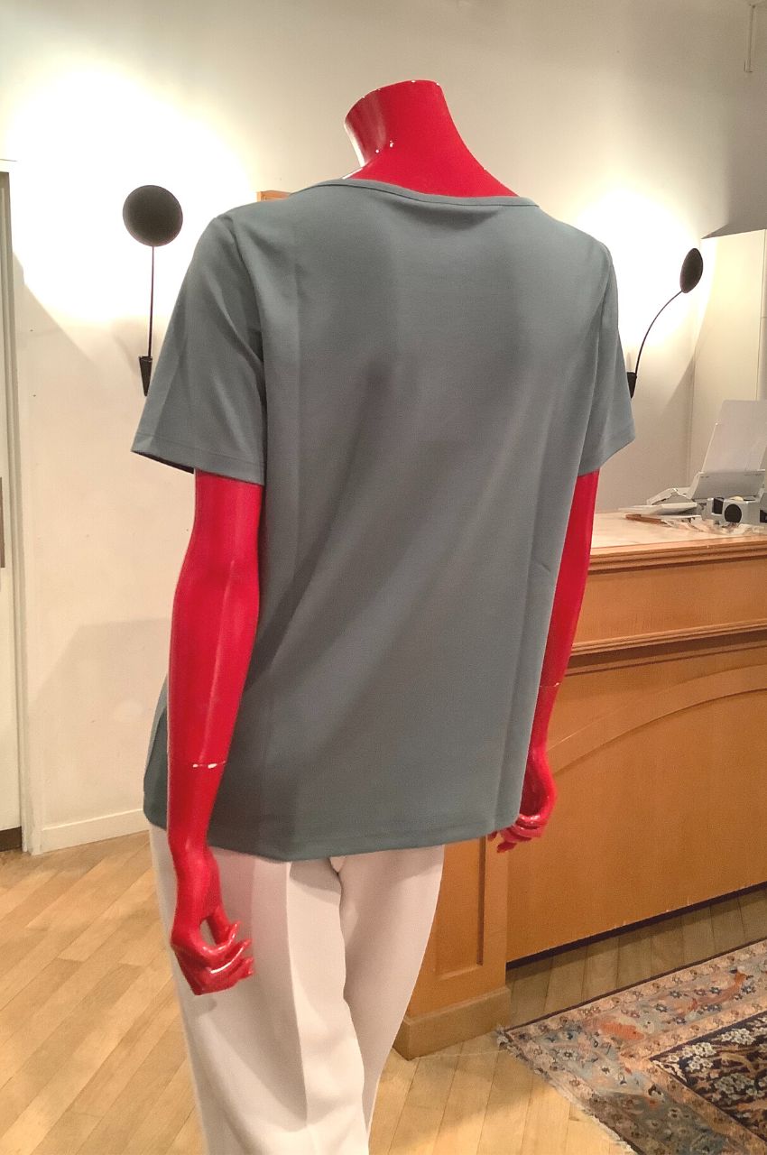 Clinton Knit 2 Boatnk Easy Tee / コットンボートネックTシャツ