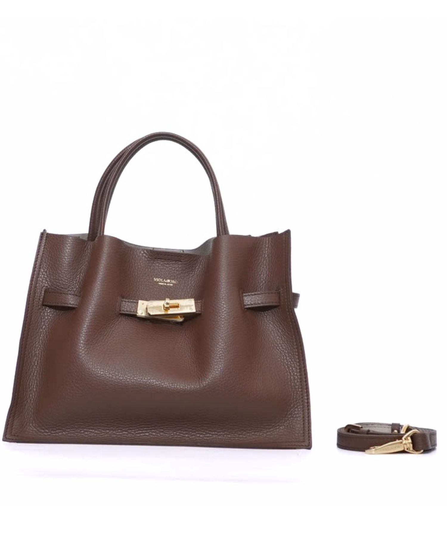 TRERO (トレロ) BROWN/GRAY / 牛革 / マグネット開閉 / ショルダーストラップ /V-1496