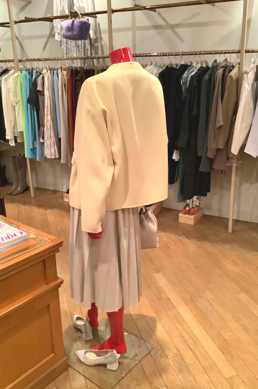 uncrave - RIVER SHORT COAT / リバー ショートコート | LA FEMME