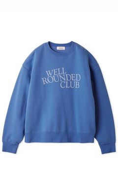 グラフィックスウェットプルオーバー (ブルー) コットン / 裏起毛 / オーバーサイズ / ロゴプリント/  09WCT251192 /