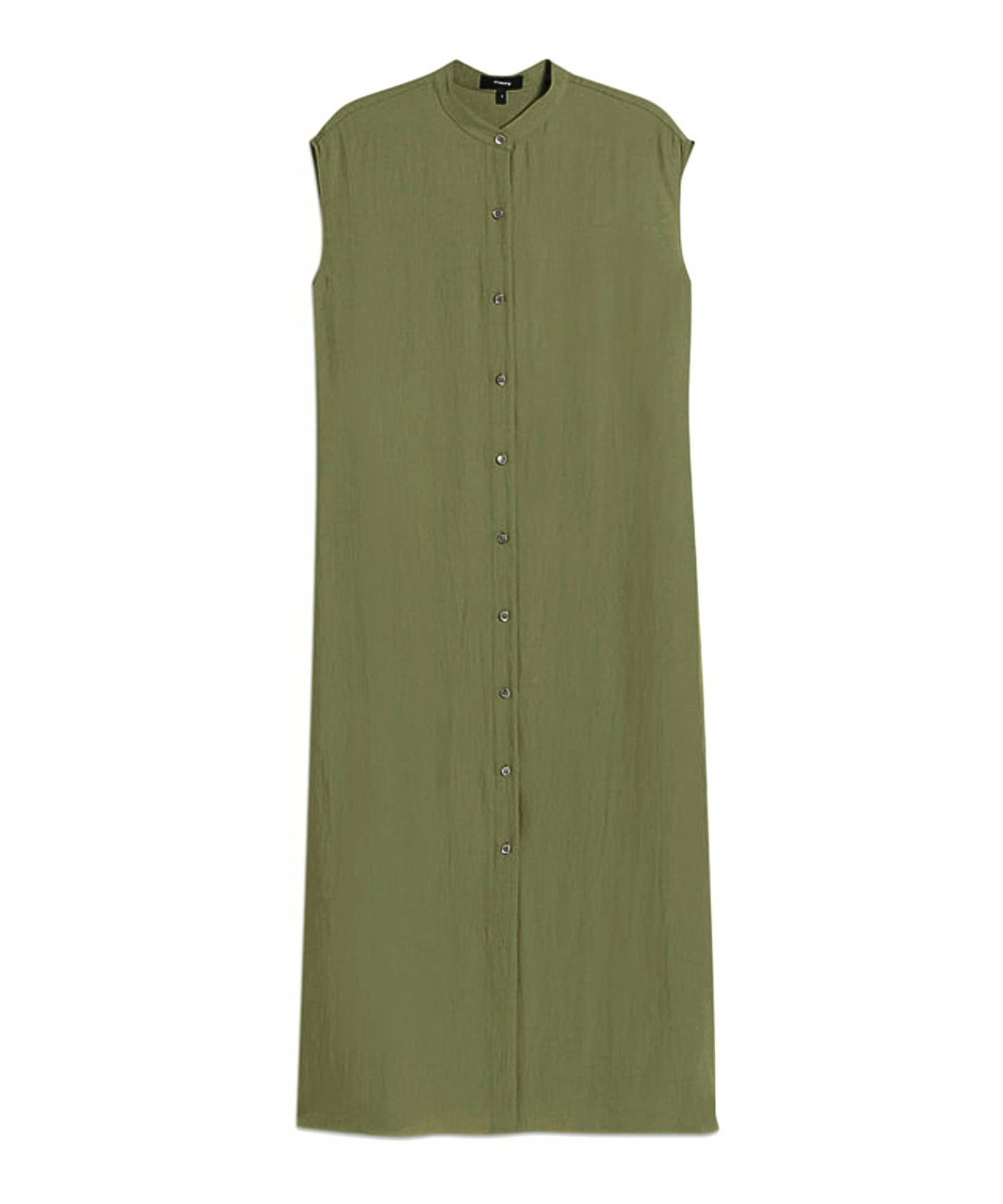 2WAYラップワンピース Washed Twill (フォレストモスグリーン) トリアセテート / 日本製生地 / 手洗可 / 柔らかい /  01-6205215