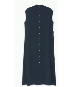 Poweder Crepe Convertible Wrap Dress(ノクターンネイビー) トリアセテート / ウォッシャブル / 手洗い可 / 01-5205210