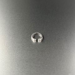 【ASSET SILVER】イヤーカフ・ツイスト / シルバー925 / 細身 / 直径15.5mm / 線径1.5mm