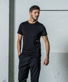 SIDE RC BASIC TEE (BLACK) コットン / ベイシックシルエット / サイドロゴ / UVカット / RC35-T-004