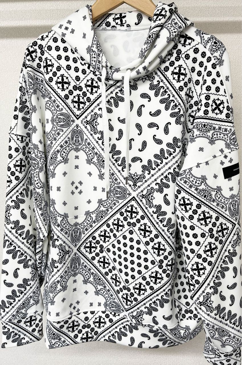Antibacterial BANDANA loose hoodie / オリジナルバンダナルーズパーカー