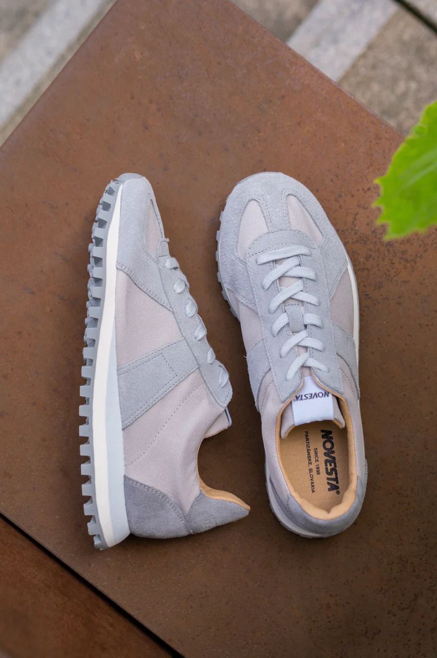 GERMAN TRAINER TRAIL (GREY )牛革/ナイロン / TRAIL SOLE / 軽量