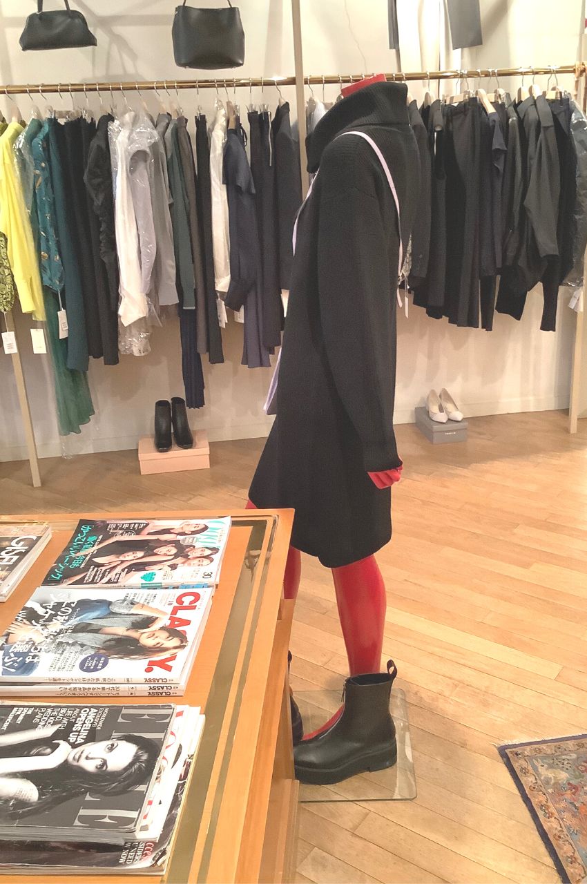 Fray I D Zip Knit One Piece ジップニットワンピース La Femme