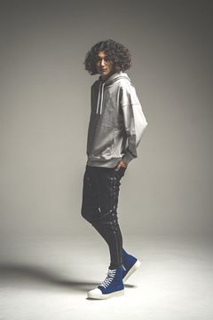 RC NYLON FLEECE LOOSE HOODIE / RCロゴナイロンパーカー