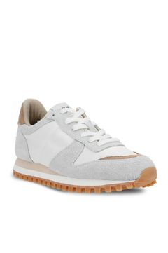 MARATHON TRAIL HAIRY  (WHITE ) 牛革xナイロン / ラバーソール / 軽量 / MR-2024A-CT-HLWH