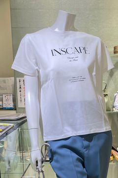 ロゴプリントジャストサイズTシャツ / ウォシャブル