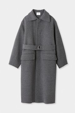 MIESROHE - ミドルコクーンマニッシュコート(グリーン)ウール MIESROHE - ミドルコクーンマニッシュコート(グリーン)ウール