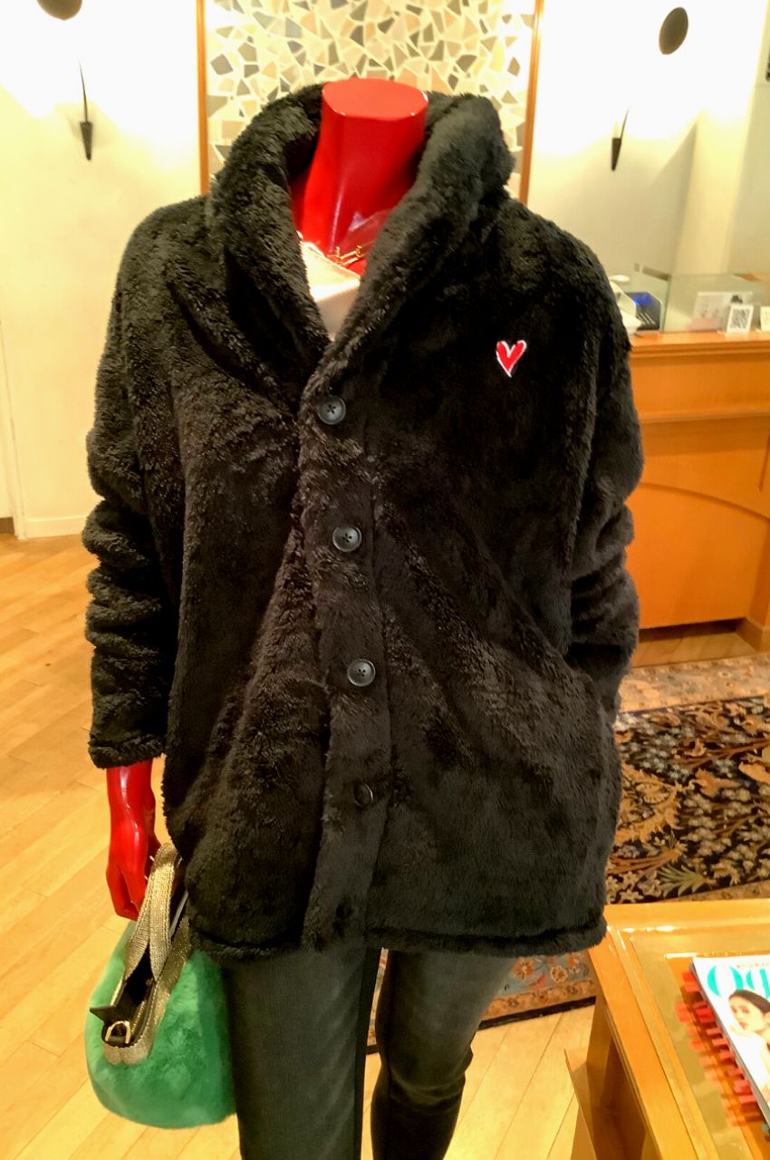 BOA FREEZE SHAWL CARDIGAN/ ボアフリース ショールカーディガン