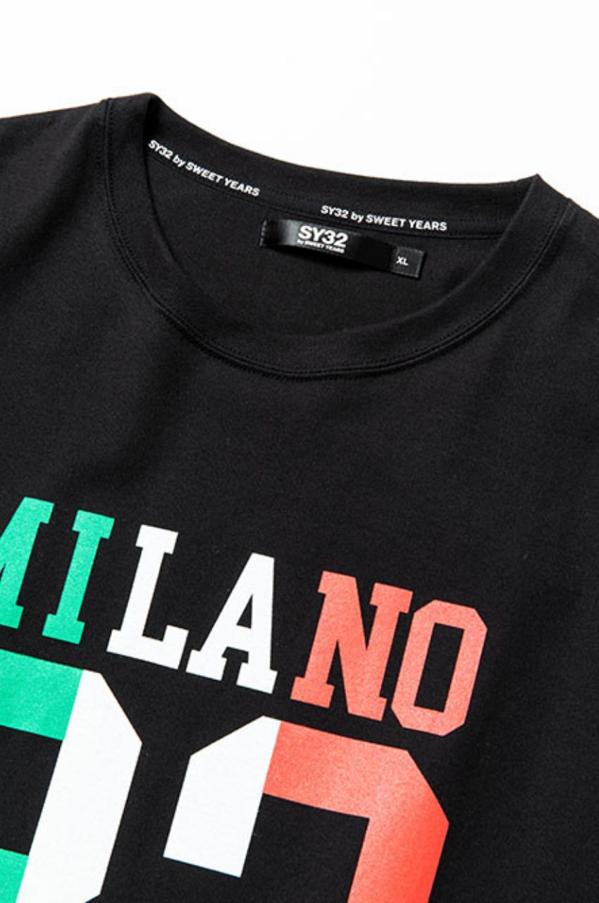 MILANO ITALIA COLOR TEE / ミラノロゴプリントTシャツ