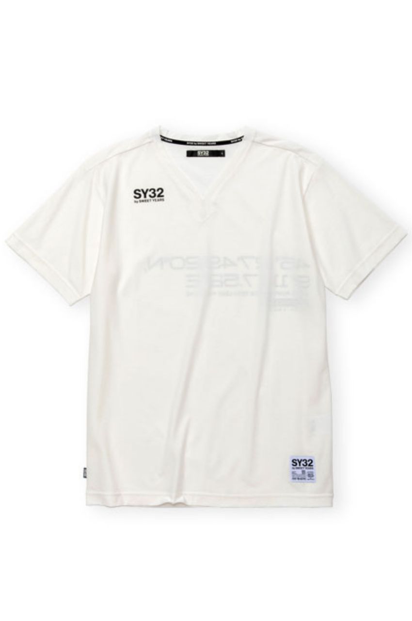 DESIGN NECK TEE / デザインネックTシャツ
