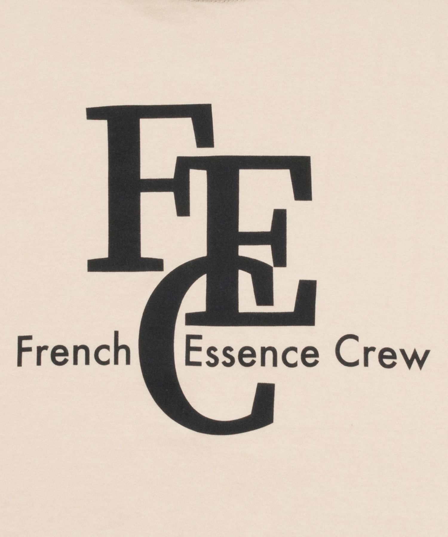 Long-sleeved T-shirt_Team logo style (ベージュ) 綿 / 透けない / ダブルステッチ / 手洗可 / BK261-12210