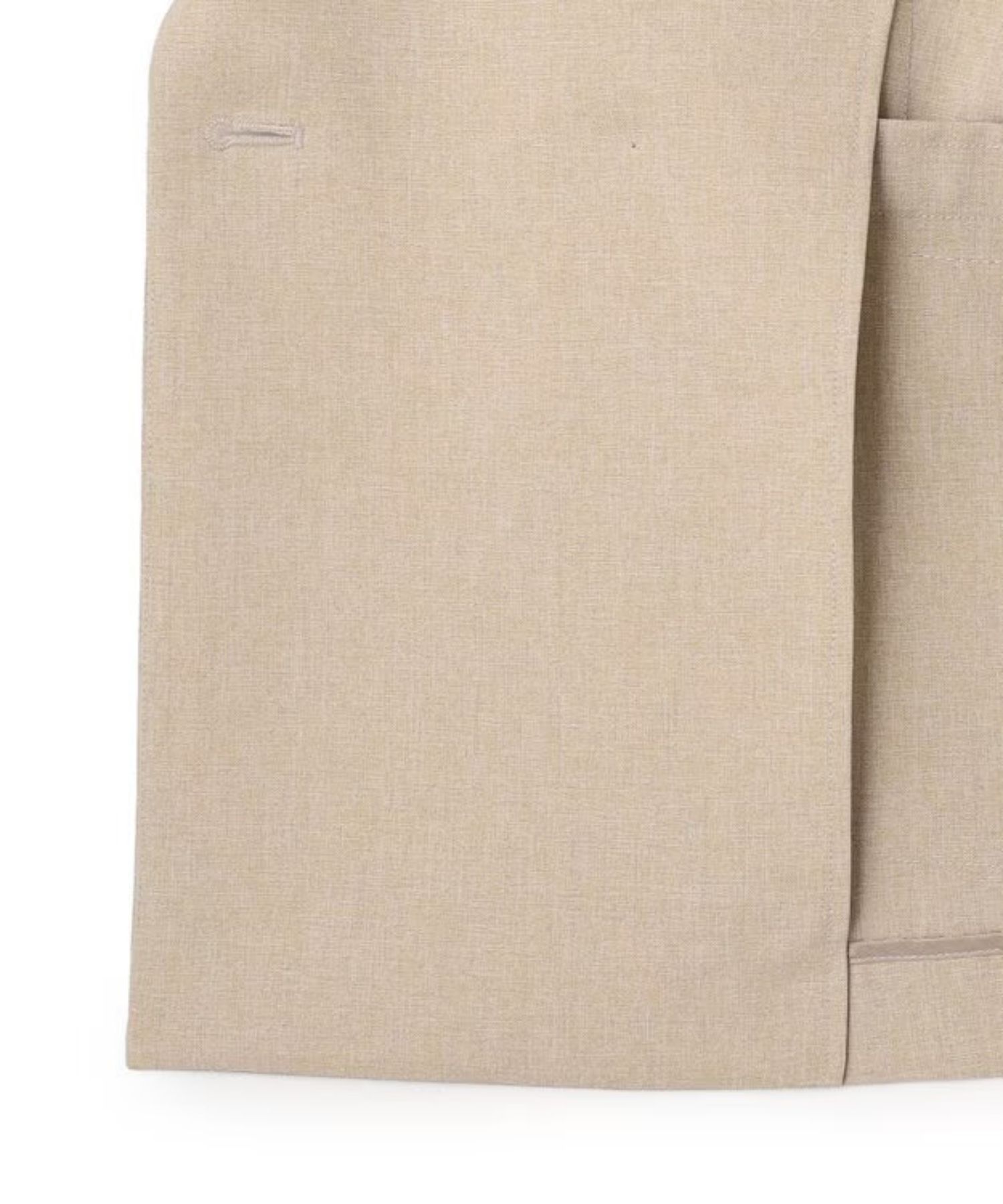 ウォッシャブルドライサップジャケット(シャンブレーベージュ) ポリエステル / ボクシーシルエット / JKUVLM0400