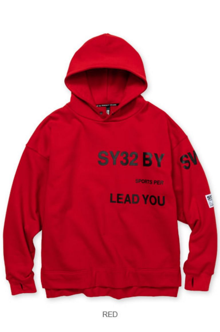 SY32 by SWEET YEARS - BIG SILHOUETTE HEAVY P/O HOODIE