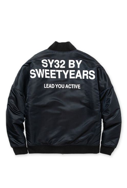 SY32 by SWEET YEARS - DOLMAN SLEEVE MA-1 / ドルマンスリーブ MAー1