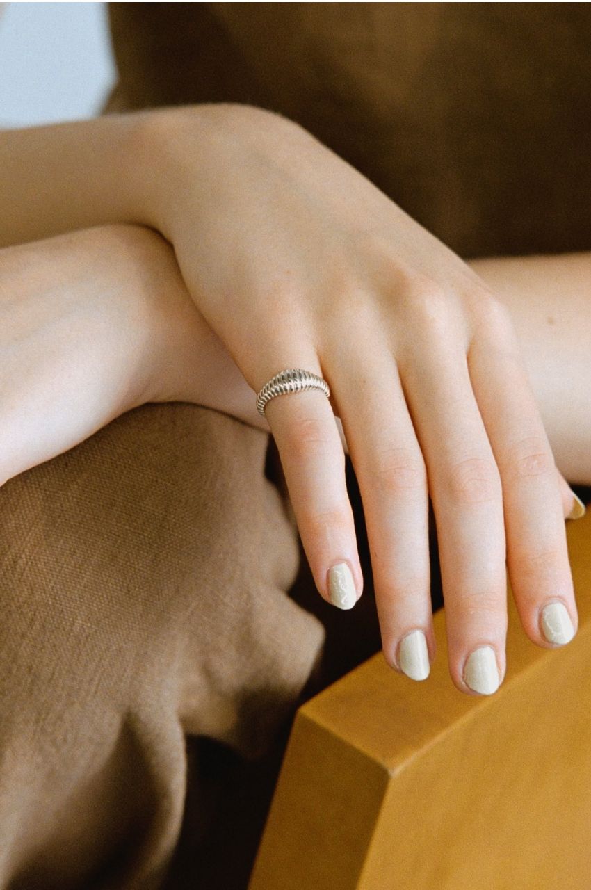 ASAMI FUJIKAWA - Shell Ring（pinky）2202008 Gold / ピンキー