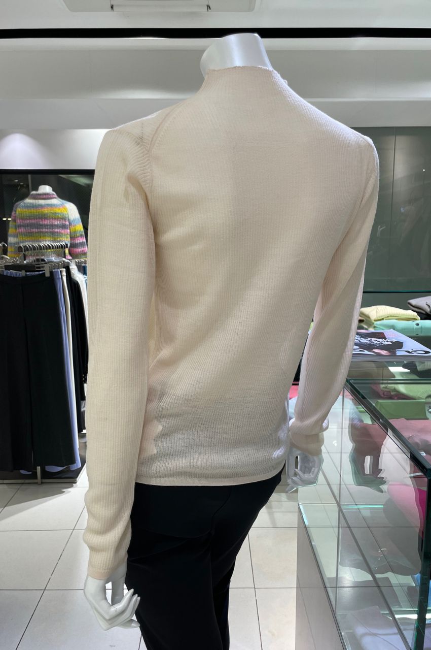 WOOL MIX SHEER KT/ウールミックスシァーニット