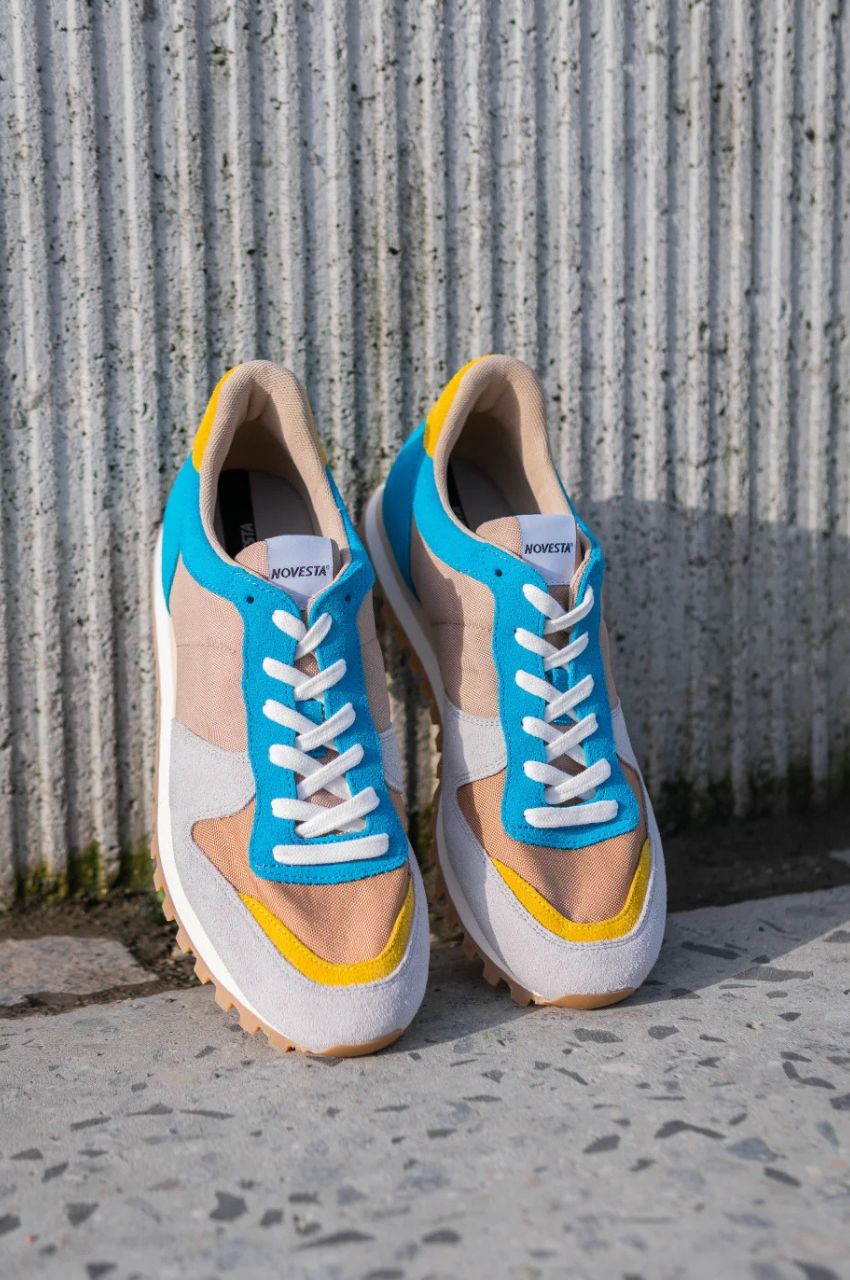 MARATHON TRAIL (BLUE/MOCHA) 牛革/ナイロン / TRAIL SOLE / 軽量