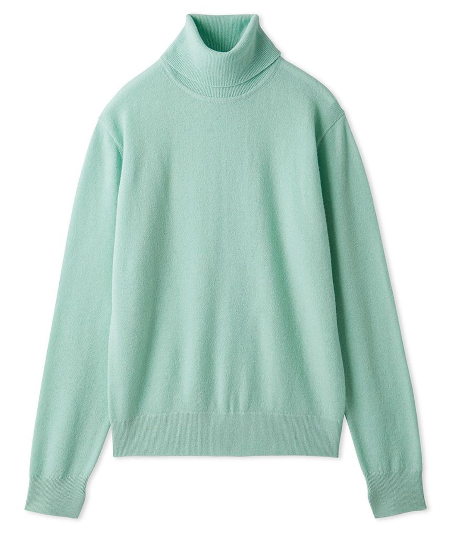 ベーシックタートルネックニット ( MNT ) ウール / 羊毛100% / 長め丈 / 09WNT254307