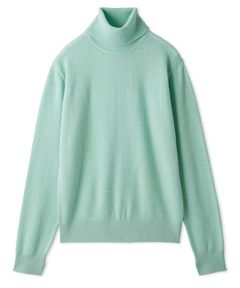 ベーシックタートルネックニット ( MNT ) ウール / 羊毛100% / 長め丈 / 09WNT254307