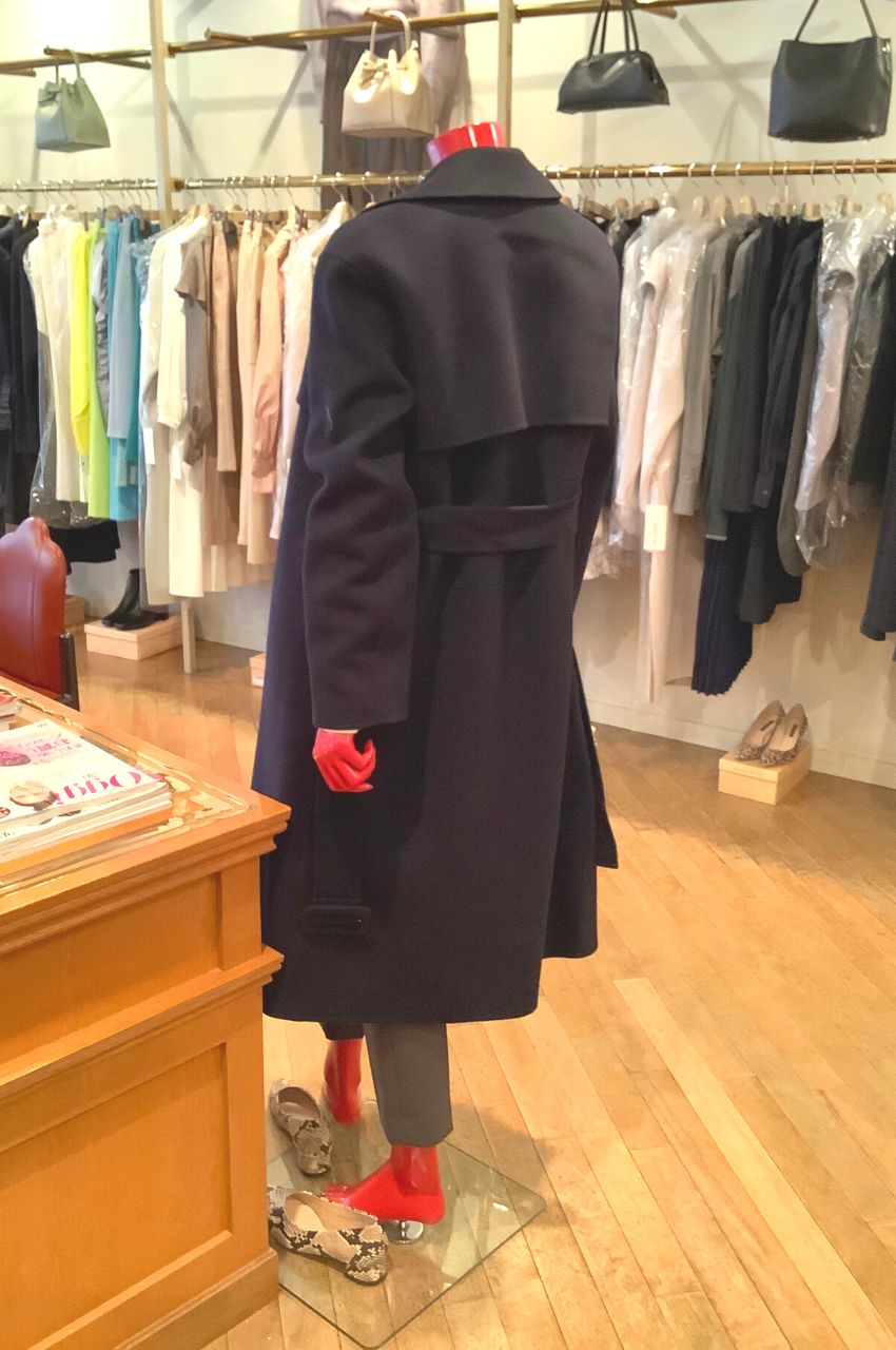 Luxe New Divide Wrap Trench / ドロップショルダートレンチコート