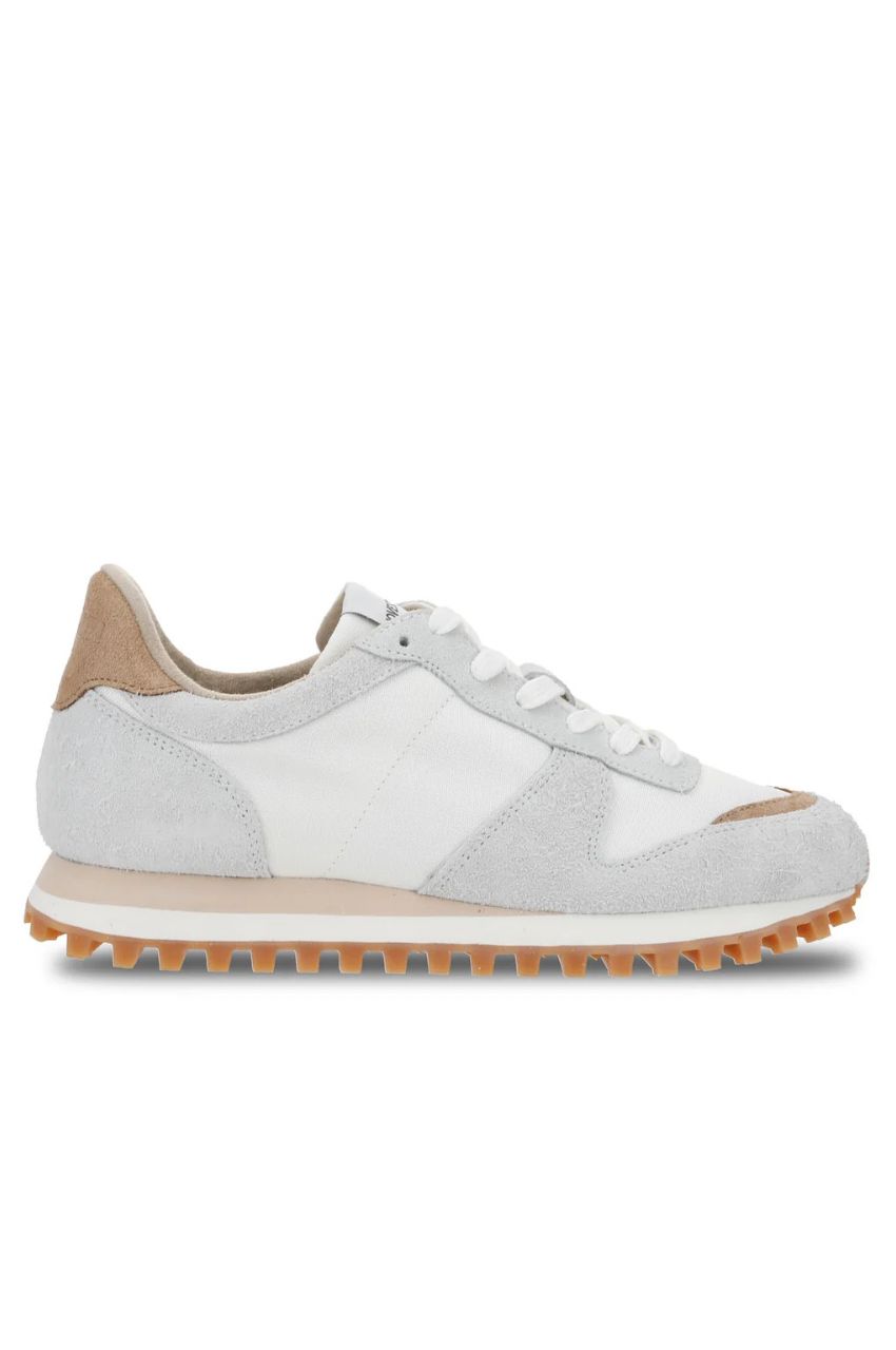 MARATHON TRAIL HAIRY  (WHITE ) 牛革xナイロン / ラバーソール / 軽量 / MR-2024A-CT-HLWH