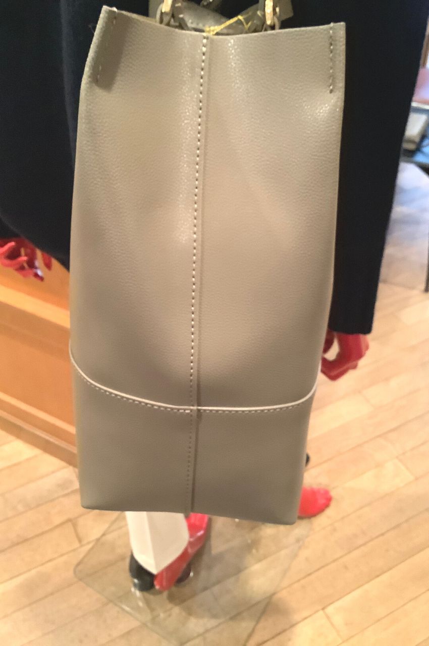 ITALIAN DOUBLE  FACE LEATHER  TOTE  / イタリアンWフェイスレザートート縦型【正規販売店舗】