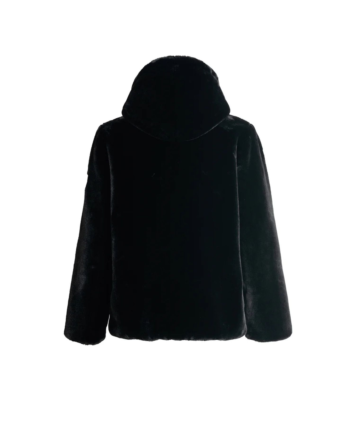 【2025AW予約】(MENS) BOMOS フーデッドファーブルゾン(black) ポリエステル   / 左袖ブランドロゴ/ サイドポケット /  ファスナー付き/総裏地 /MJXA0037033588