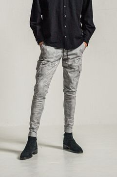 Darrell HEAT cargo PT (GREYCAMO) ナイロン / 裏起毛 / 360°ストレッチ / サイドライン  /RC34-ST-010H